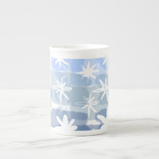 Latte Mugg -elegans vinter Benporslin Mugg