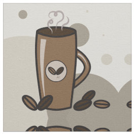 Latte mugg mönster tyg