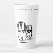 Latte-mugg | Söt kaninpar | Var vid din sida