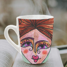 Latte Mugg (Whimsical Woman - 01)