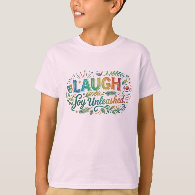 Latterglädje Utan Gränser T Shirt (Framsida)
