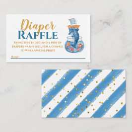 Lättfärdigt dophin Sea Äventyr Diaper Raffle Bilje Tilläggskort