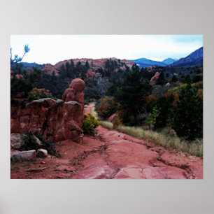Lättfärdigt Poster Colorado Mountain Trail