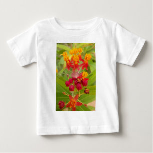 Lättfärgad Blommigt med Milkweed Art Print Tee