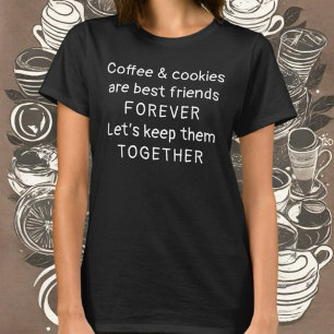 Lättfika kaffepakor älskare typografi humor t shirt