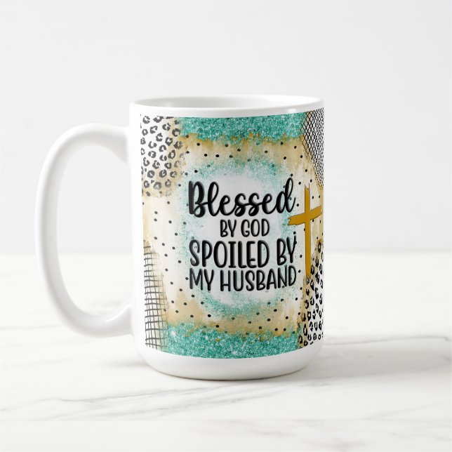 Lättfilig frukkaffe Mugg Gift, välsignad fru (Vänster)