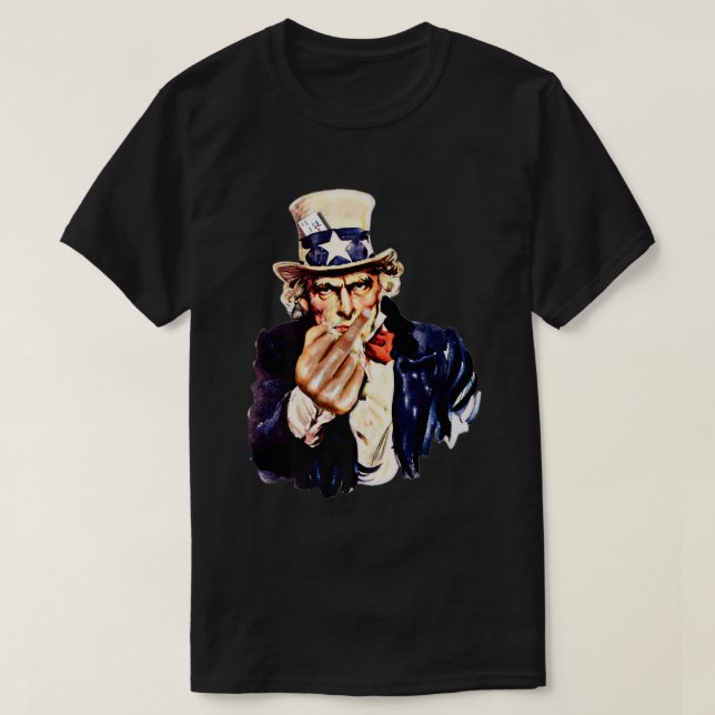 Lättfilig Vuxen humor patriotisk kläder 4 juli A T Shirt (Design framsida)
