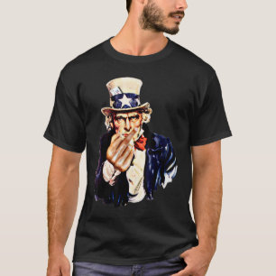 Lättfilig Vuxen humor patriotisk kläder 4 juli A T Shirt