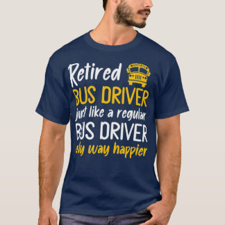 Lättförstådd Buss-Pension-avskrivning för drivruti T Shirt