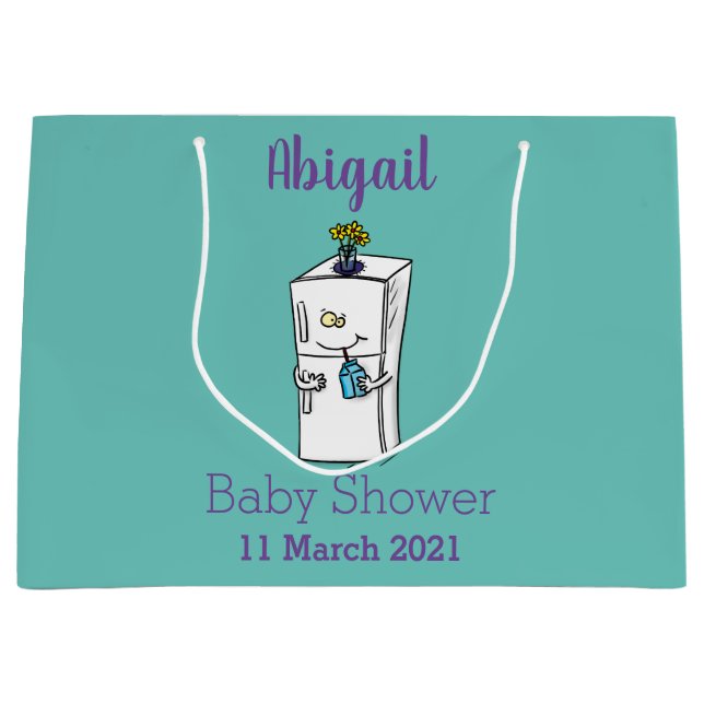 Lättförstådd illustration av tecknaden i kylskåp (Framsidan)