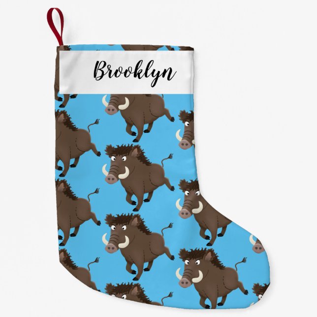 Lättförståelig illustration av tecknaden för vild  liten julstrumpa (Framsidan)