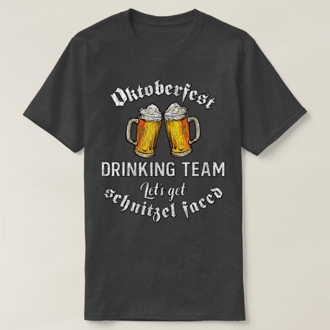 Lättförståeligt ritteam för Oktoberfest kan hämta  T Shirt (Design framsida)
