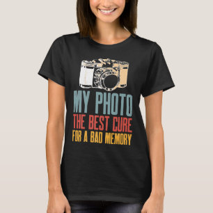 Lättfotografi av Älskare Camera Photographer Gift T Shirt