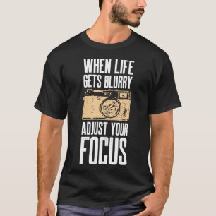 Lättfotografi av Älskare Camera Photographer Gift T Shirt