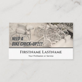 Lättfrysta snö-cyklar för Bicycle Repair Shops Visitkort