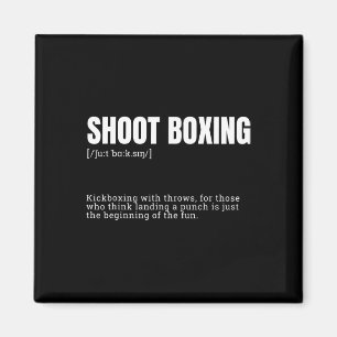 Lättfunk Kickboxing Enthusiast Dictionary-definiti Magnet