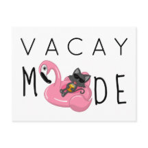 Lättfunn cat Flamingo Vacay Mode Vacacation