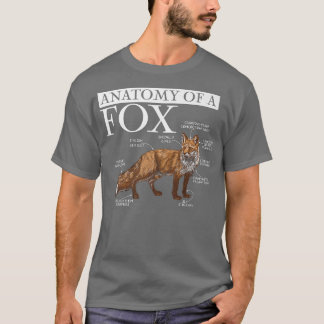 Lättfunna anatomi hos en Fo, Cute Funny Animal Lov T Shirt