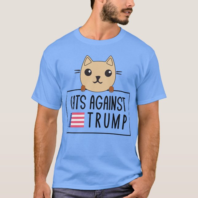 Lättfunna antitrumkateter mot trumpump t shirt (Framsida)
