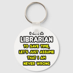 Lättfunna bibliotekarier T-Shirts och presenter Nyckelring