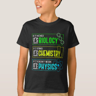 Lättfunna biologiska kemi fysik Science Nerd T Shirt