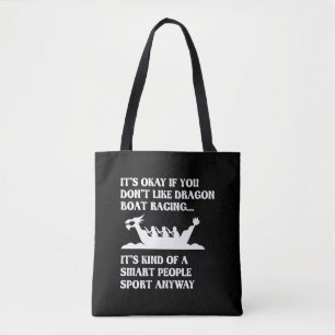 Lättfunna Boat Tävla Humor Tygkasse