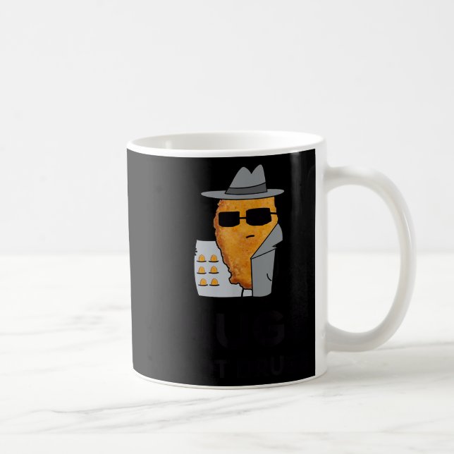 Lättfunna Chicken-nuggetter - Nugs Not drugs Kaffemugg (Höger)