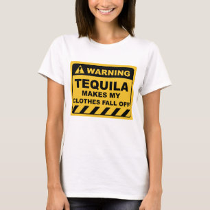 Lättfunna etiketter för mänsklig varning TEQUILA G T Shirt