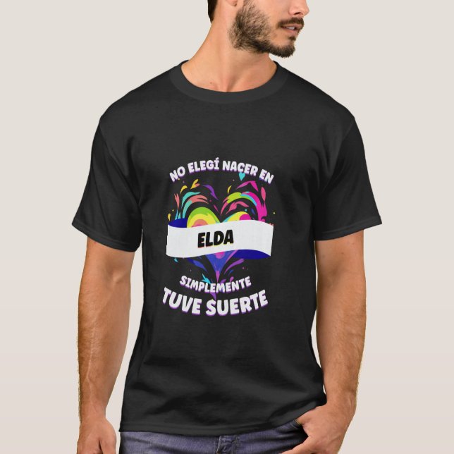Lättfunna fraser för människor från Elda T Shirt (Framsida)