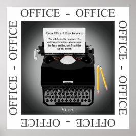 Lättfunna hemmakontoret Poster hemifrån