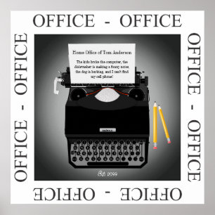 Lättfunna hemmakontoret Poster hemifrån