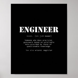Lättfunna Ingenjör-ordlistedefinition Poster
