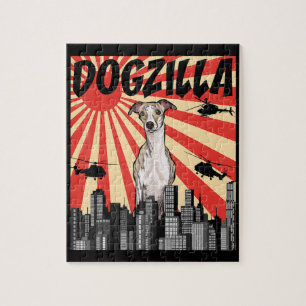 Lättfunna japanska Dogzilla-piskor Pussel