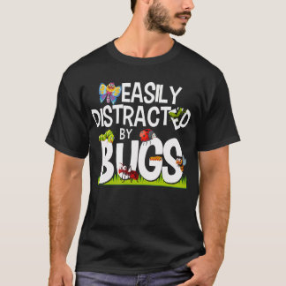 Lättfunna Kryp-Insekter som lätt distraherats av K T Shirt