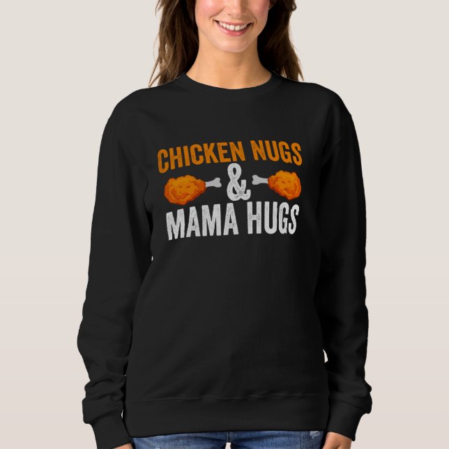 Lättfunna kycklingnuger och Mamma Hugs Chicken nug T Shirt (Framsida)