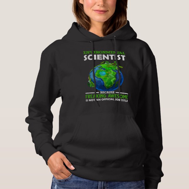 Lättfunna miljövetenskapsmannen Earth Science Humo T Shirt (Framsida)