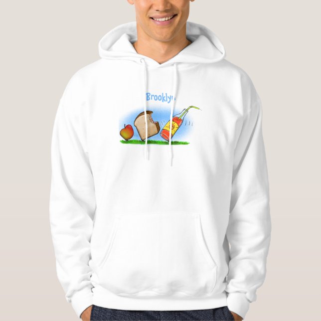 Lättfunna tecknader hoodie (Framsida)