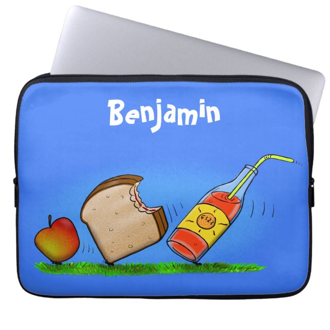 Lättfunna tecknader laptop fodral (Framsidan)