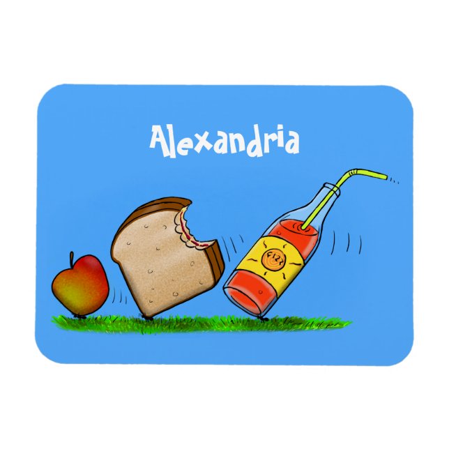 Lättfunna tecknader magnet (Horisontell)