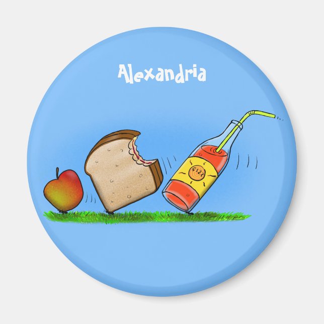 Lättfunna tecknader magnet (Framsidan)