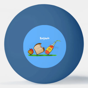 Lättfunna tecknader pingisboll