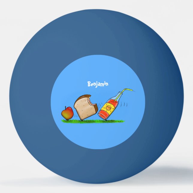 Lättfunna tecknader pingisboll (Framsidan)