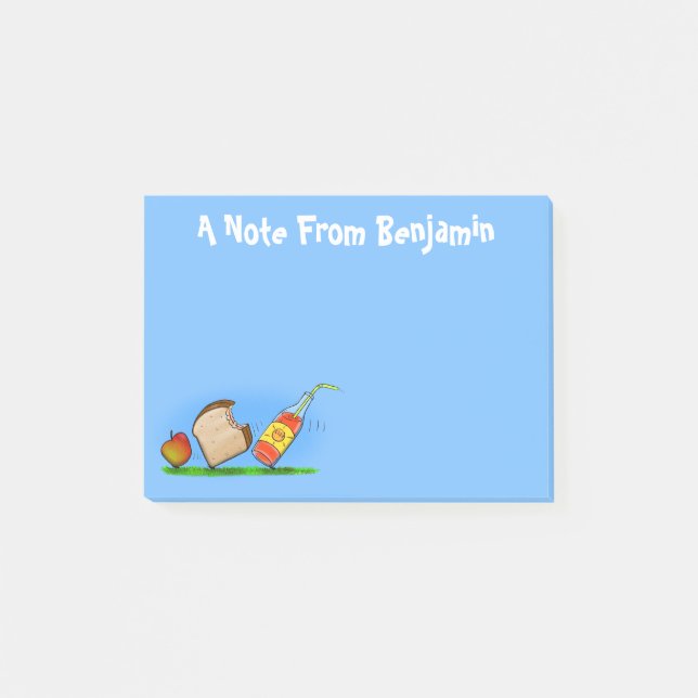 Lättfunna tecknader post-it block (Framsida)