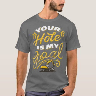 Lättfunna Vintage Excavator Sand Digger-offertgåvo T Shirt