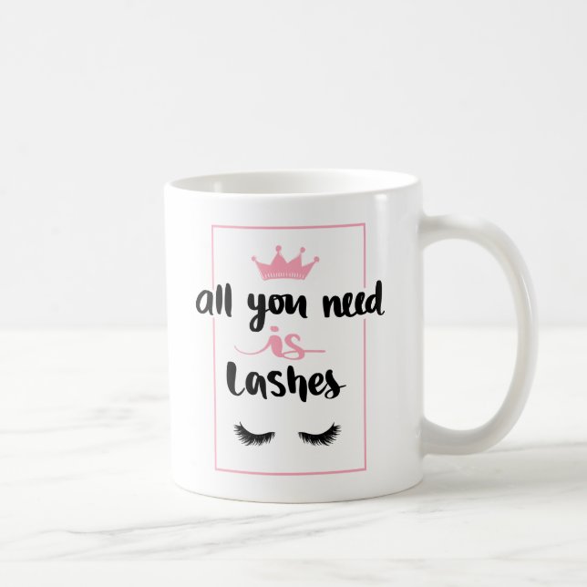 Lättfunny Makeup Artist Lash Cosmetolog Gift Kaffemugg (Höger)