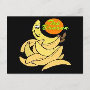 Lättfunny Top Banana T-shirts Gifts Vykort