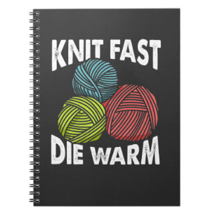 Lättgarnet Knitter av Woman Knitter Crocheting Hu Anteckningsbok