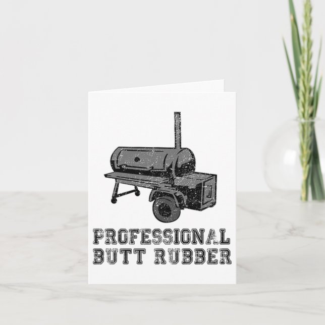 Lättgrillning, Bbq, Smoker, Professionell Butt Ru Kort (Framsida)