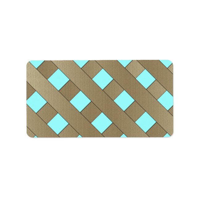 Lattice Fence av Shirley Taylor Adressetikett (Framsidan)