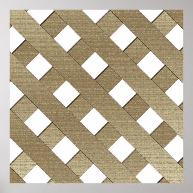Lattice Fence av Shirley Taylor Poster (Framsidan)